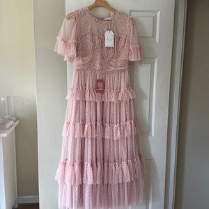 Ivy City layered Blush tulle dress size XL